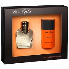 Van Gils Basic Instinct Geschenkset Eau De Toilette 40ml + Deostick 75ml Set